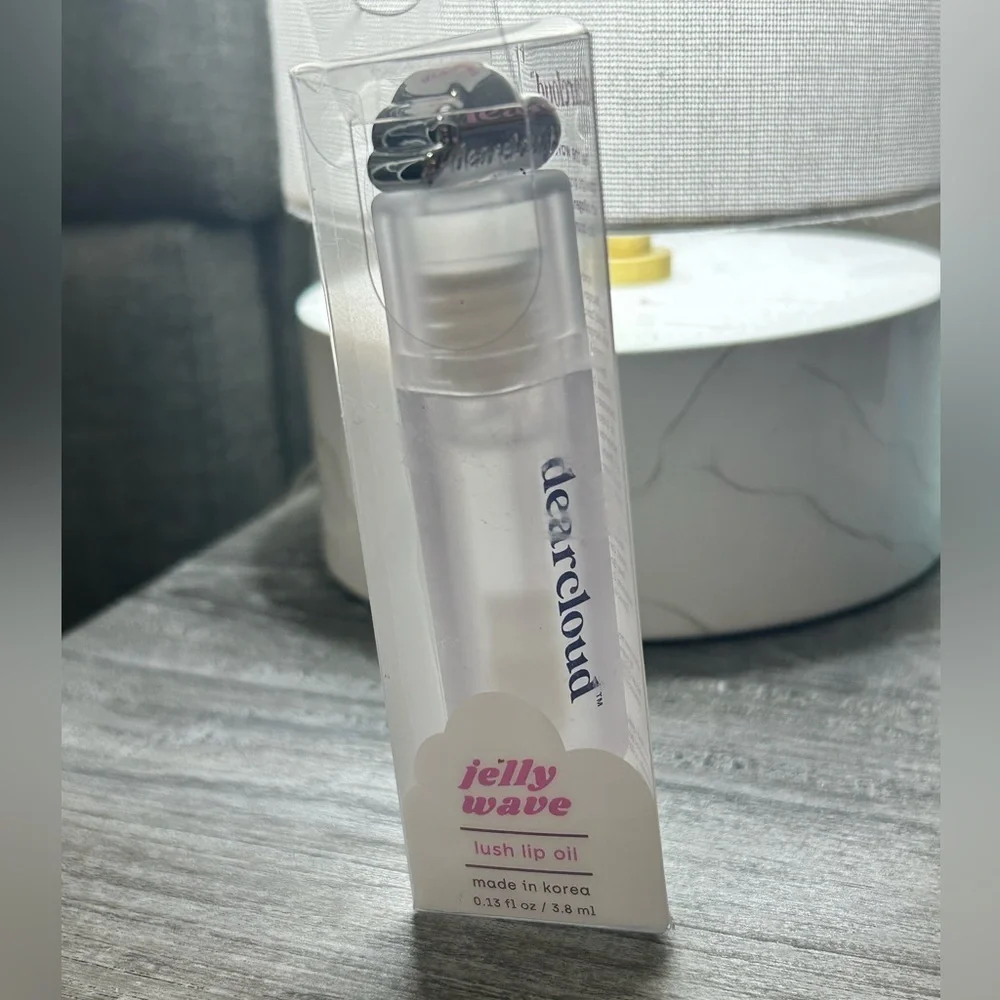 Dearcloud Jelly Wave Lush Lip Oil– Clear(Diamond) Gloss-Korean skincare Collagen